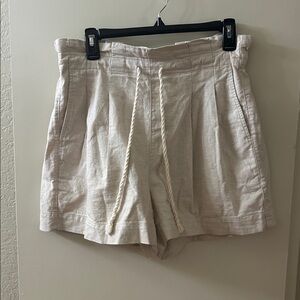 Madewell Natural Drawstring Shorts